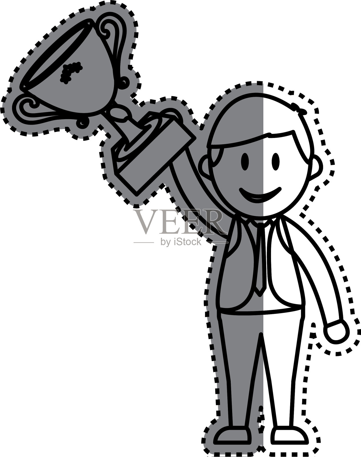 商人企业家卡通设计元素图片