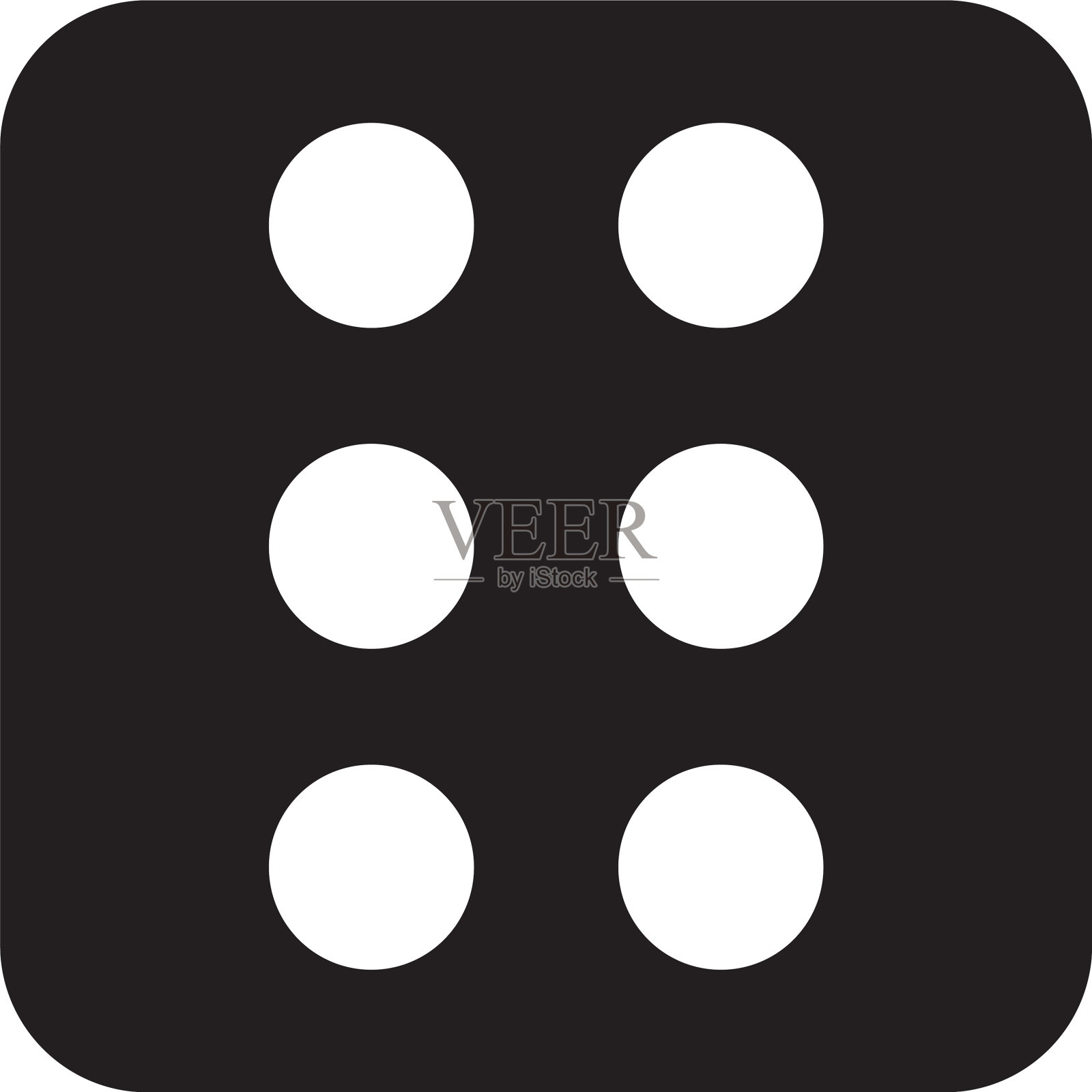 骰子图标图形设计模板图标素材