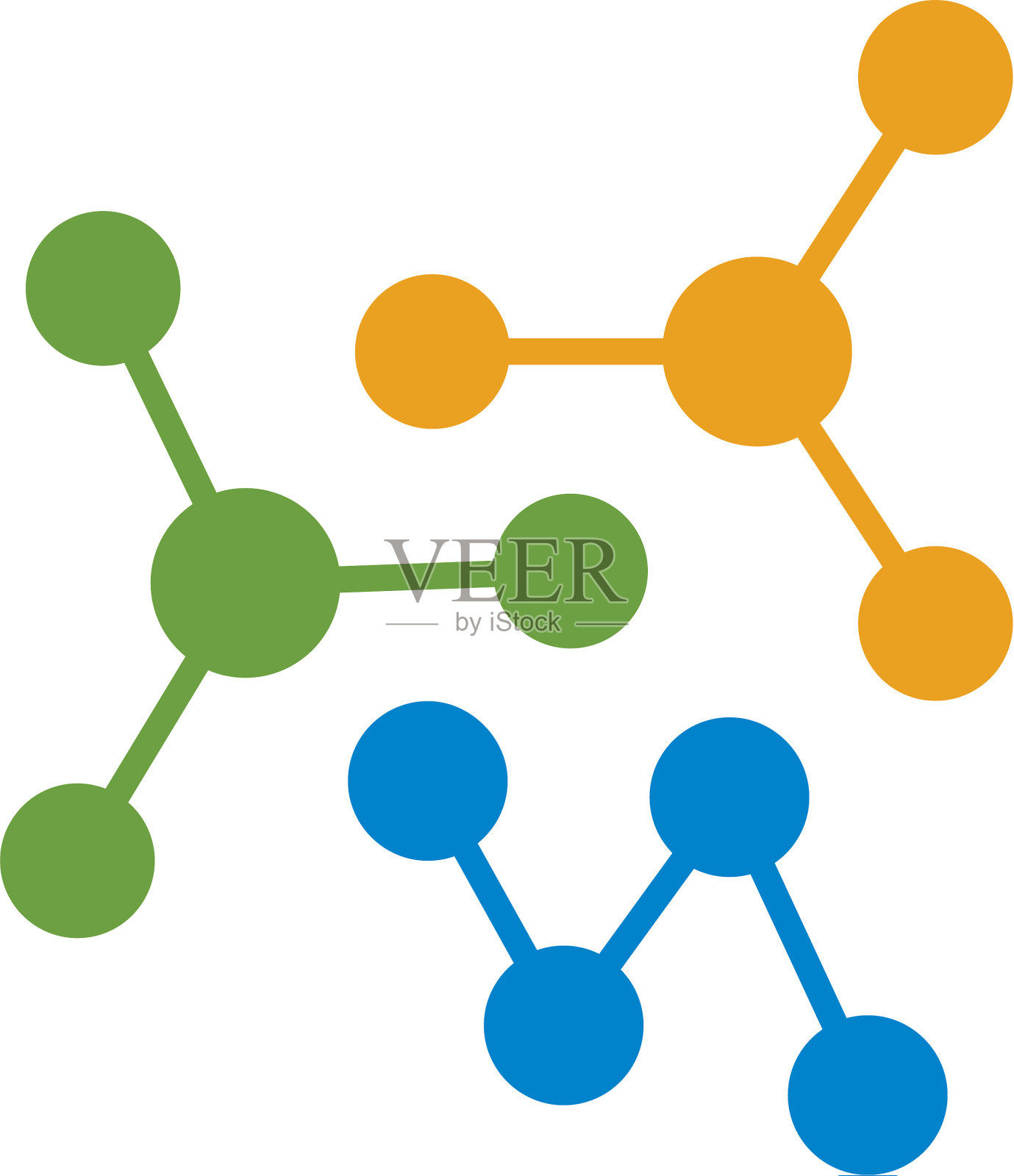 分子标志设计设计元素图片