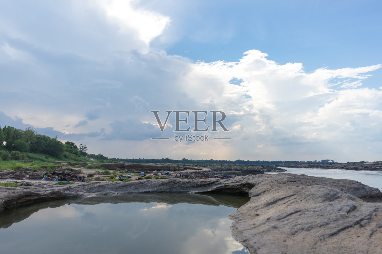 泰国Ubon Ratchathani的泰国大峡谷。照片摄影图片