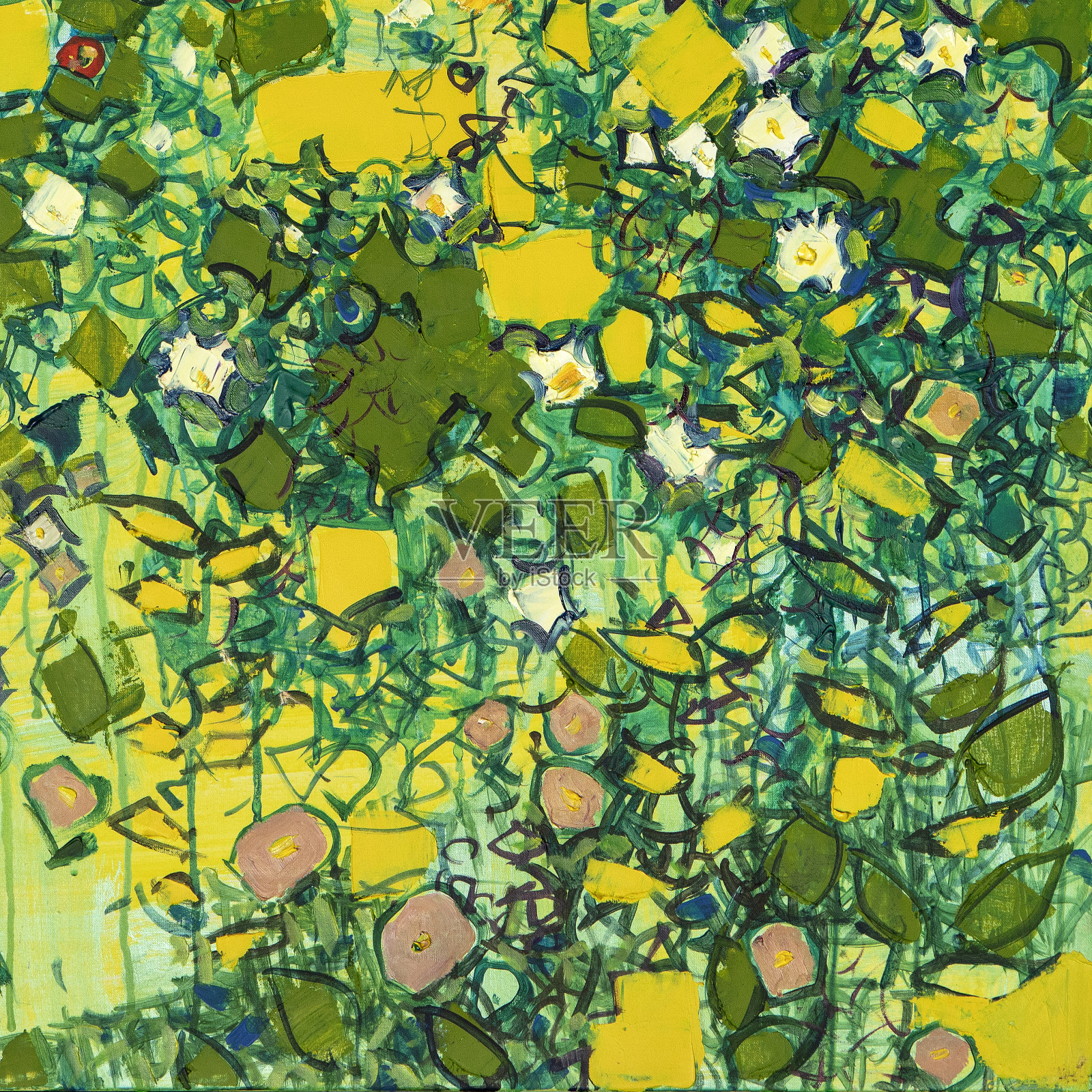 油画、抽象画、手工画插画图片素材