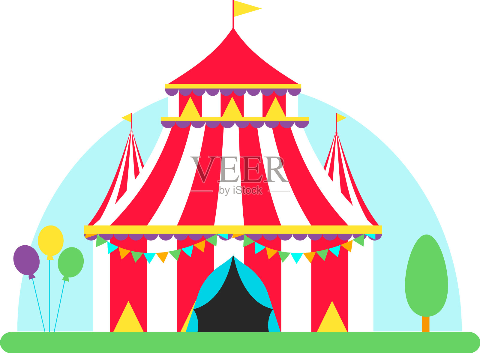 马戏团表演娱乐帐篷帐篷户外设计元素图片