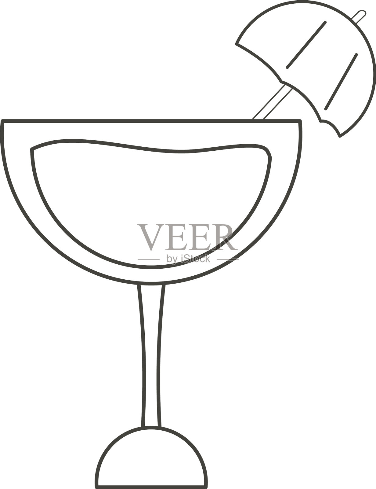 鸡尾酒喝图标设计元素图片