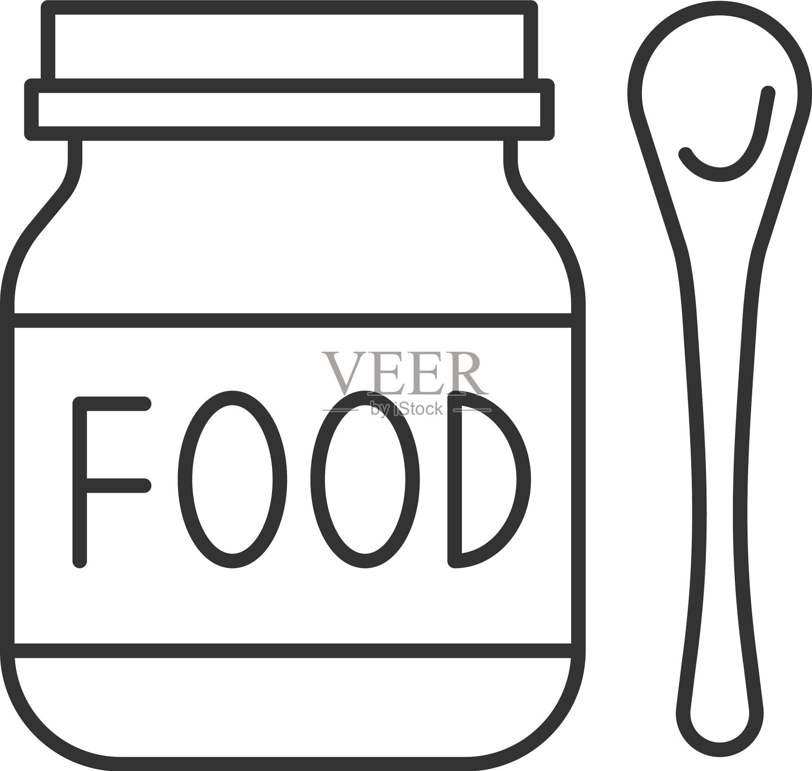 bafood线性图标图标素材