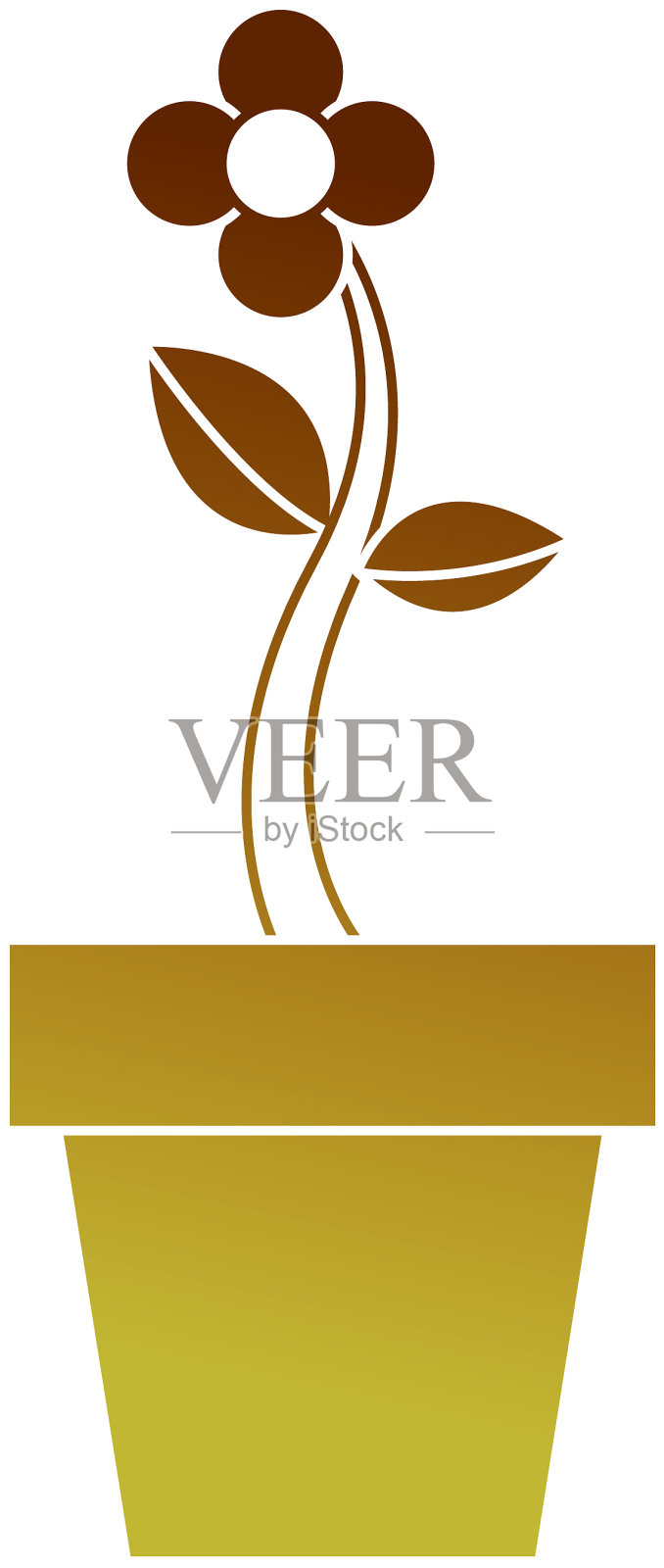 盆花天然植物装饰设计元素图片