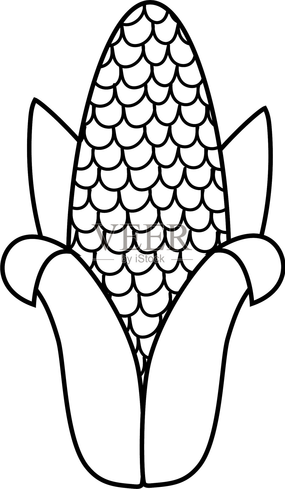 行美味棒子吃有机食品设计元素图片