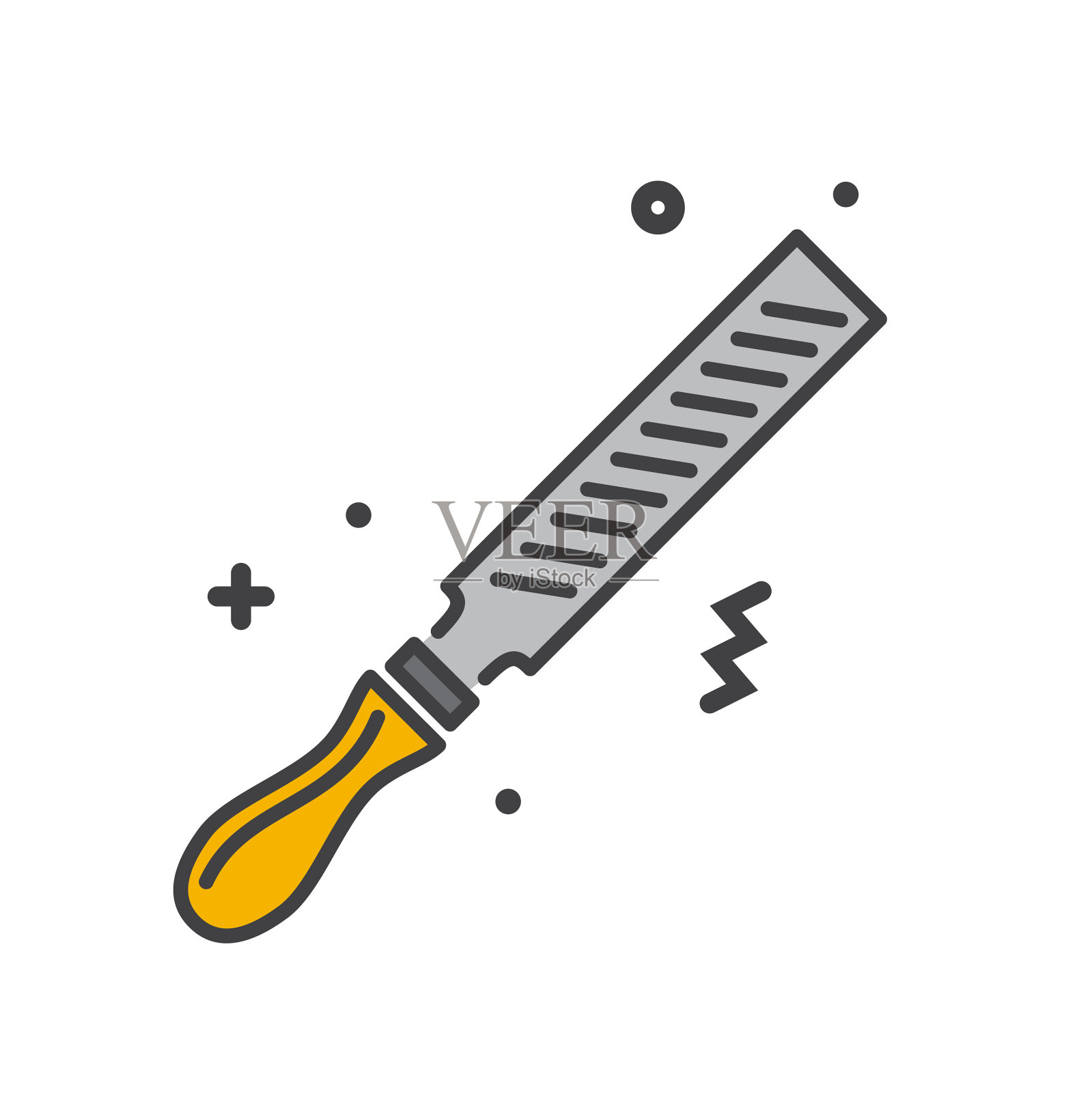 工具文件行图标上的白色背景设计元素图片