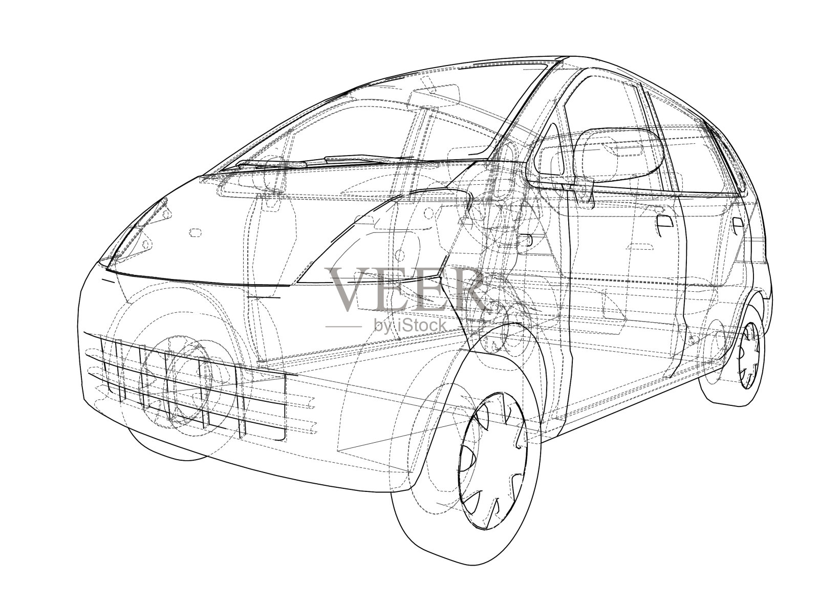 汽车草图设计元素图片