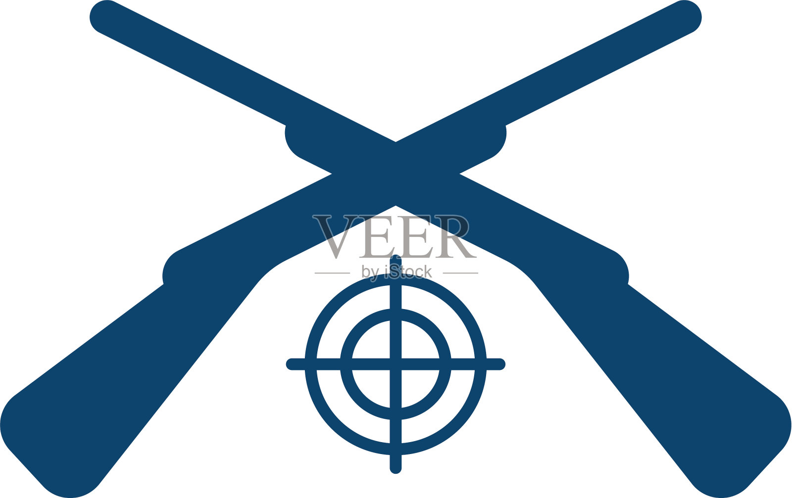 狩猎标志图标设计设计元素图片