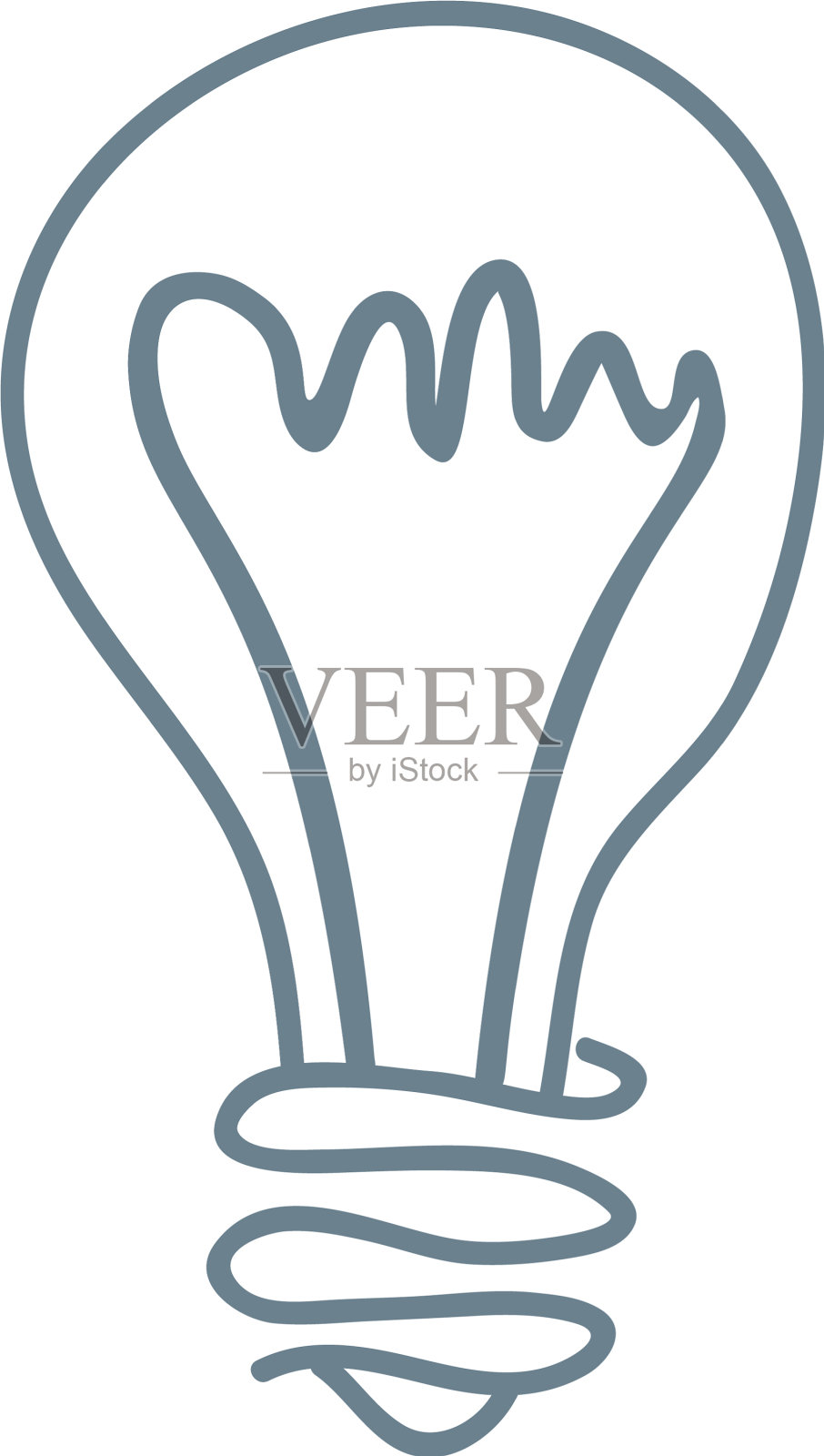 灯泡创意图标设计元素图片