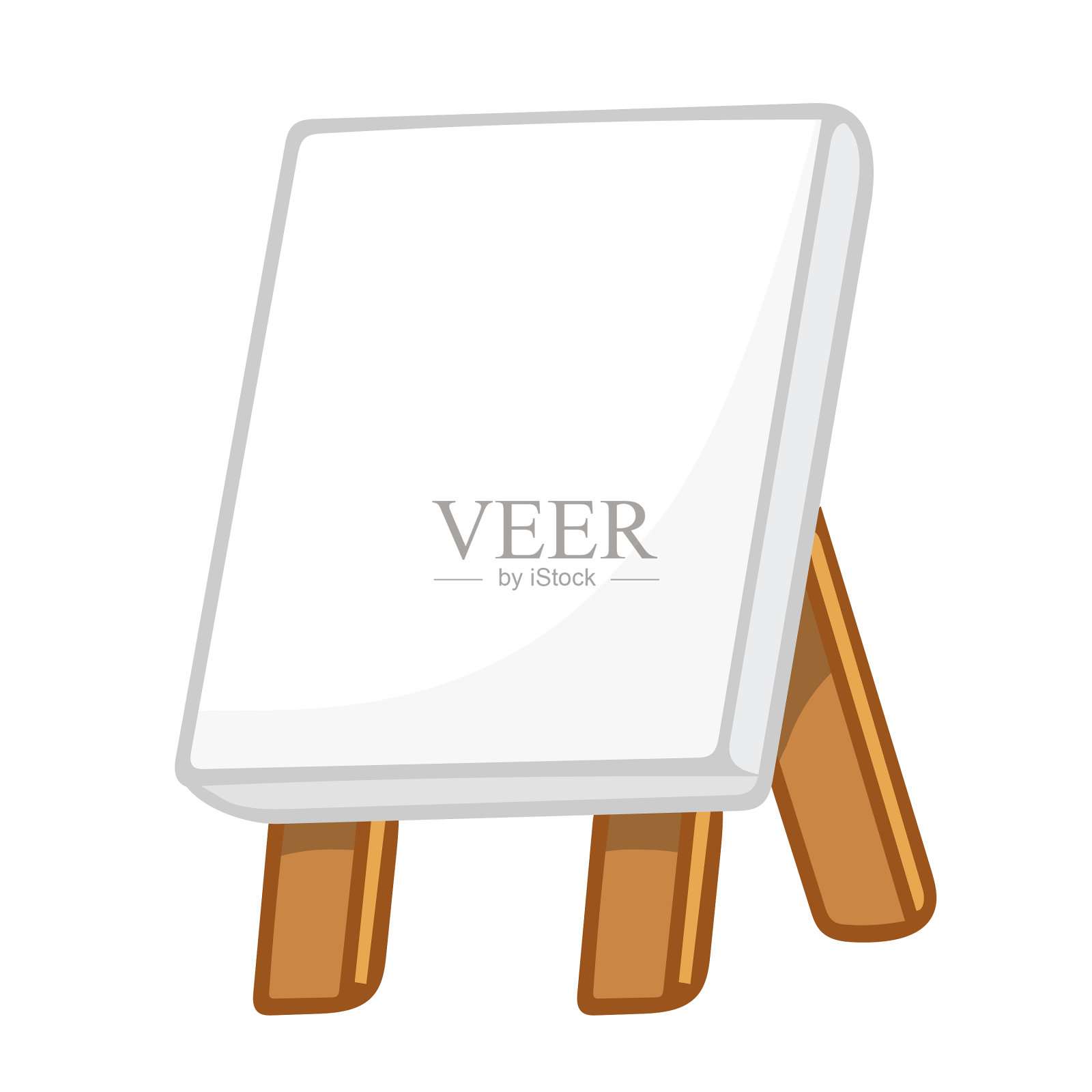 画架上的帆布画设计元素图片