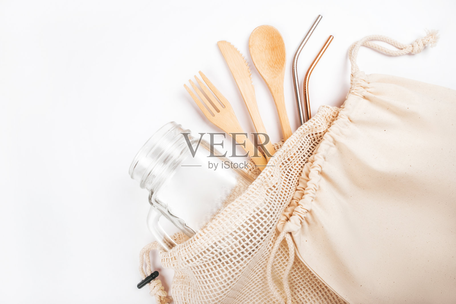 零浪费概念启发了flatlay照片摄影图片