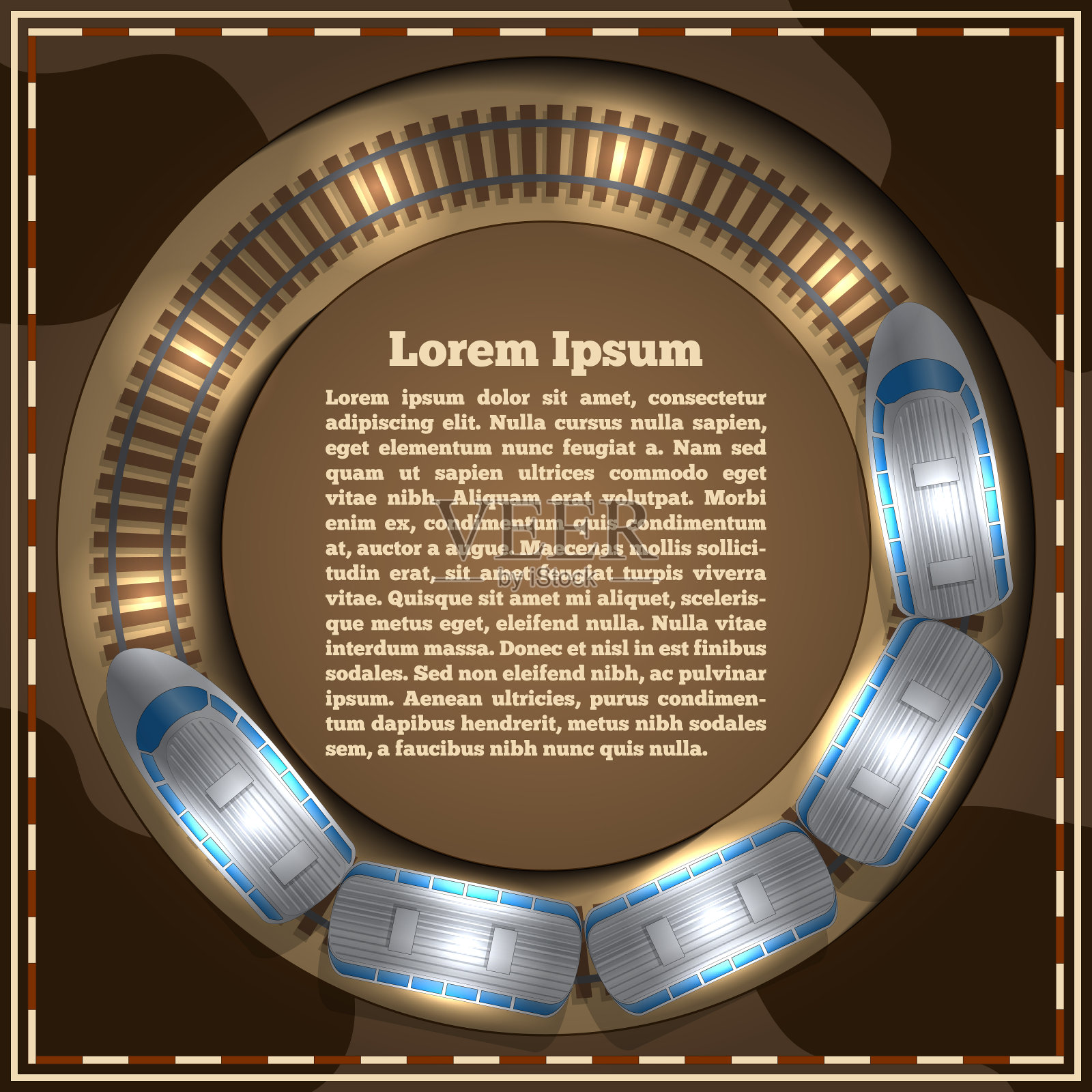 地铁。插画图片素材