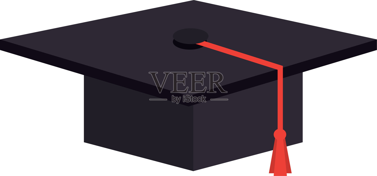 帽子毕业孤立图标插画图片素材