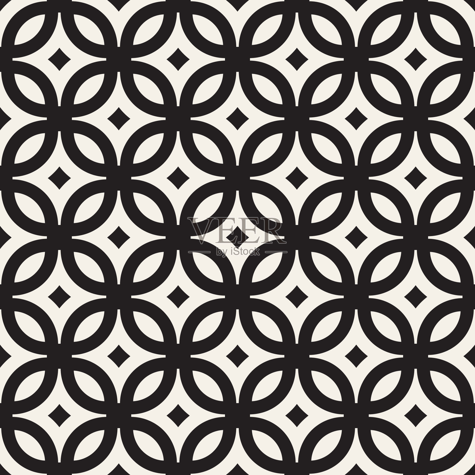 无缝黑白几何线条插画图片素材