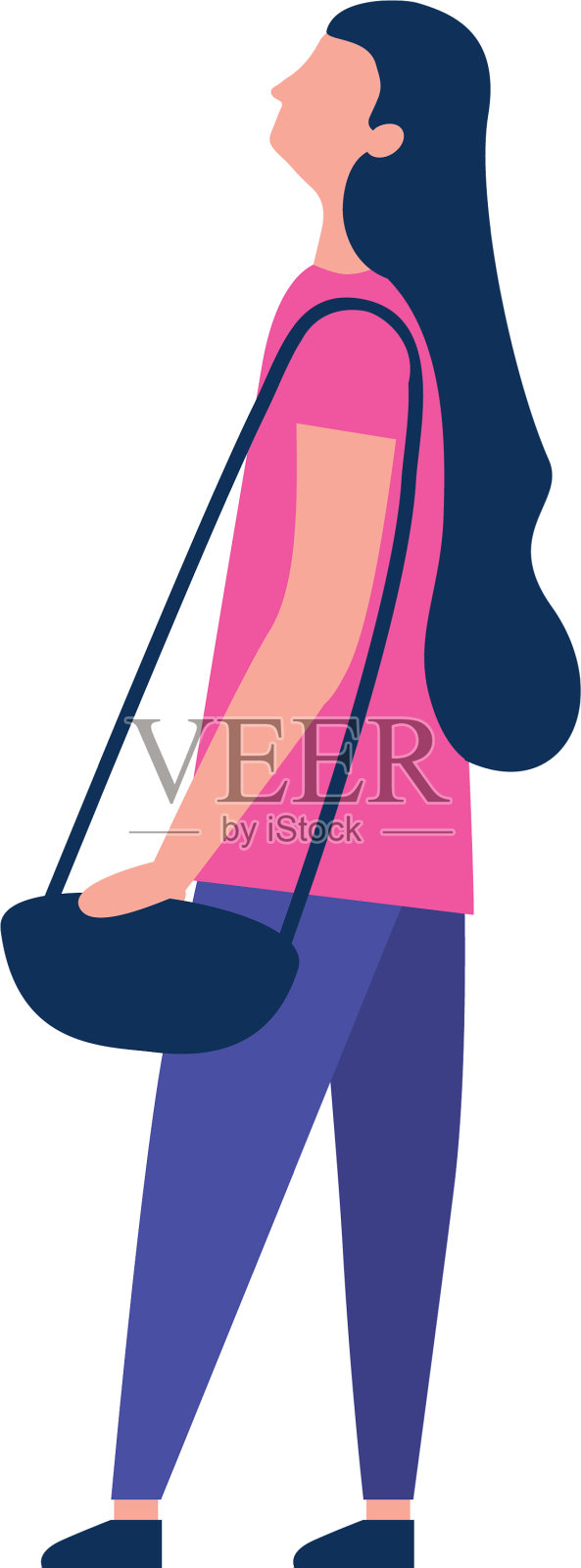 女性人物女性形象设计元素图片