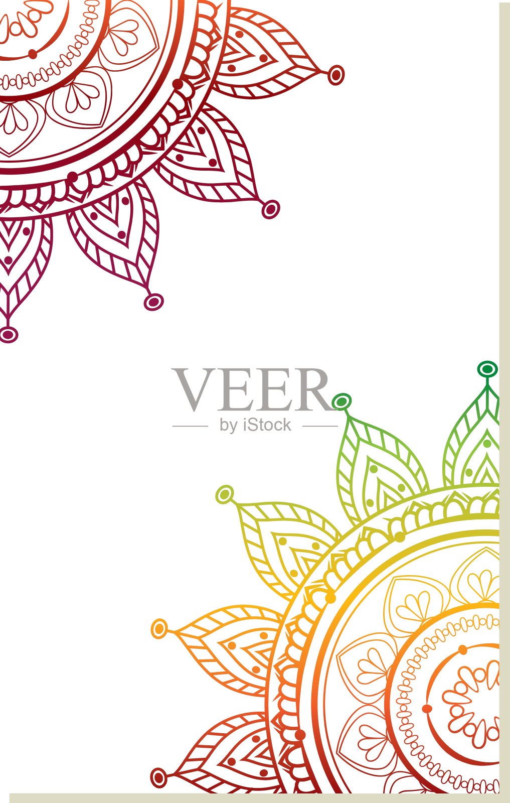 曼荼罗艺术装饰图标插画图片素材