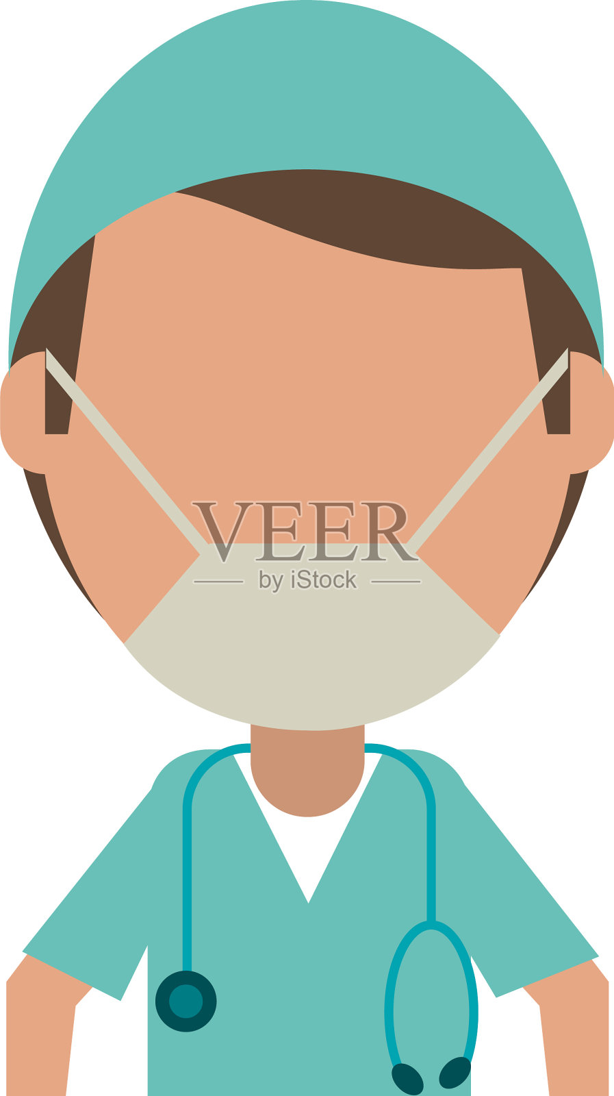 医生专业帮助插画图片素材