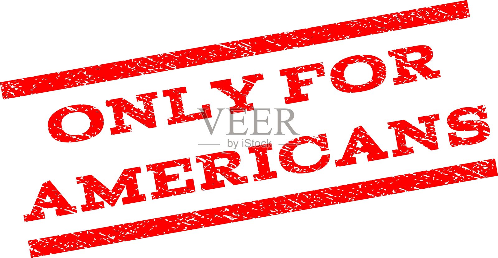 只有美国人水印邮票设计元素图片