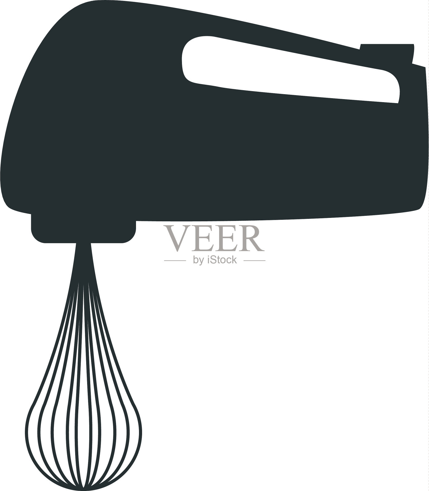 厨房手摇搅拌机电器用电插画图片素材