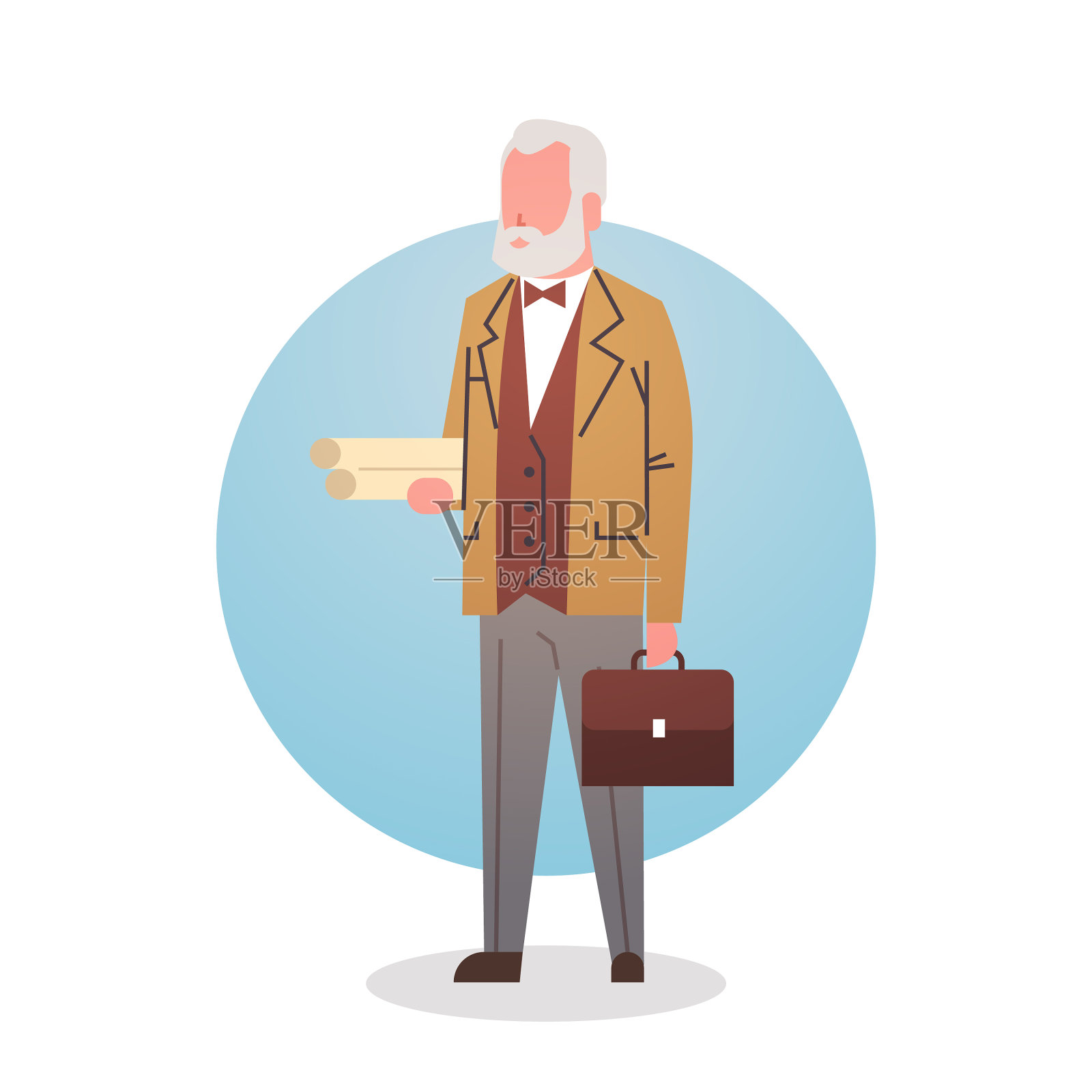 男人教授教师偶像大学职员设计元素图片