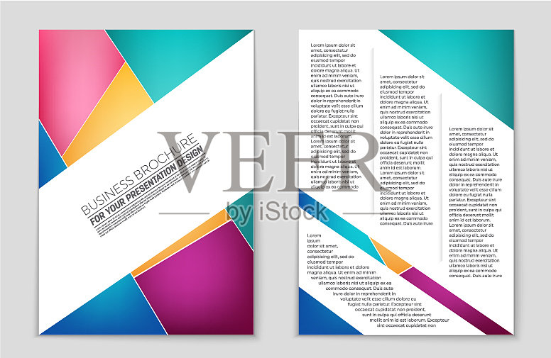 抽象布局的艺术背景设置插画图片素材