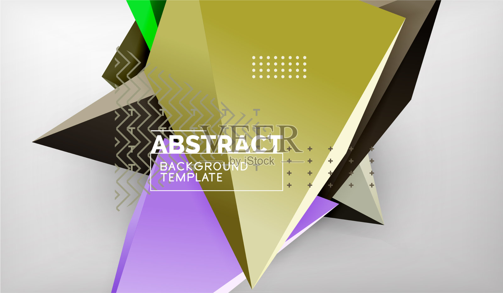 三维三角形几何背景设计现代插画图片素材