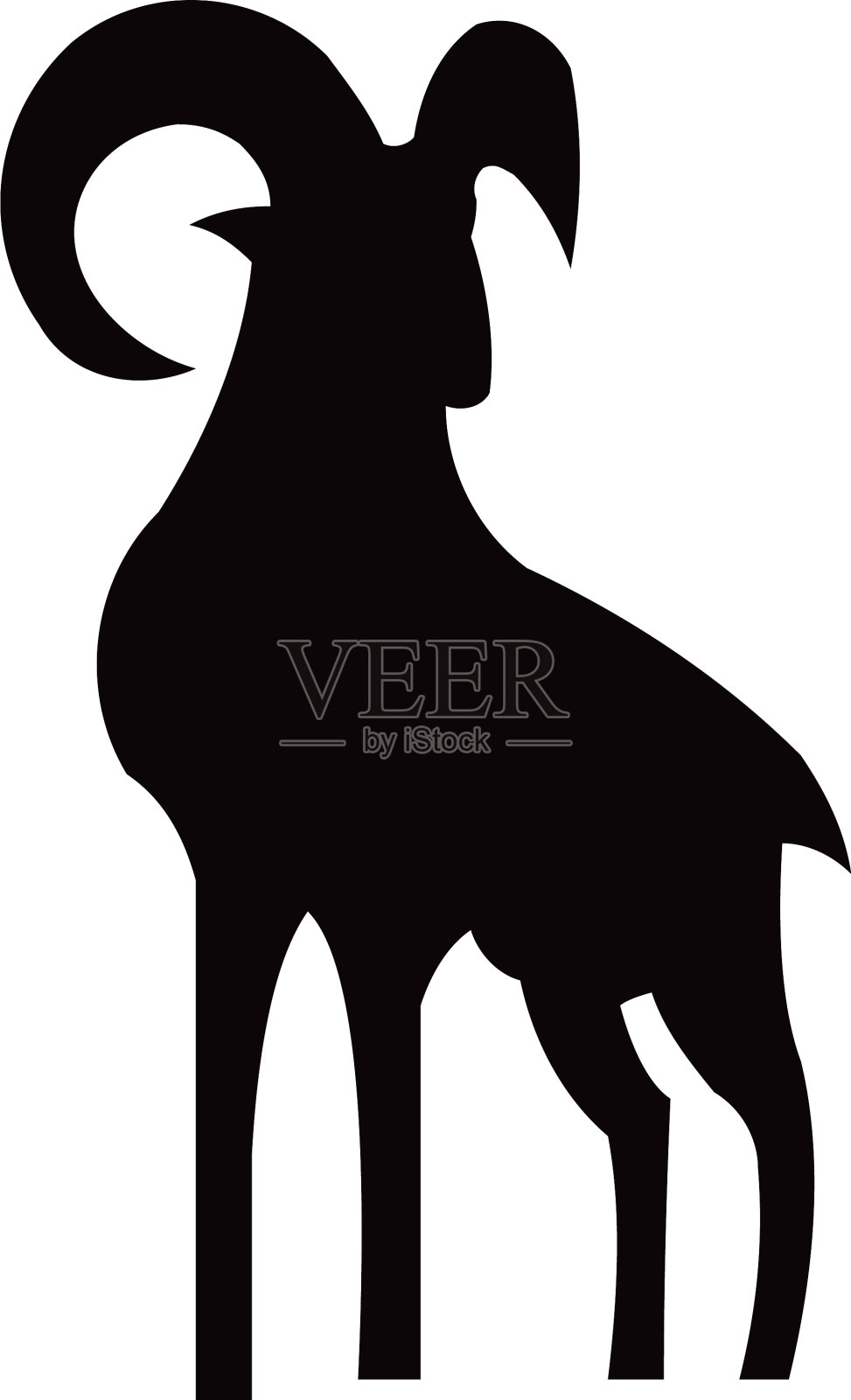 山羊的动物设计元素图片