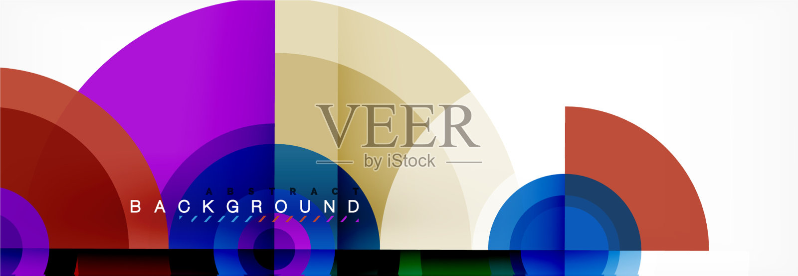 几何圆抽象背景创作插画图片素材