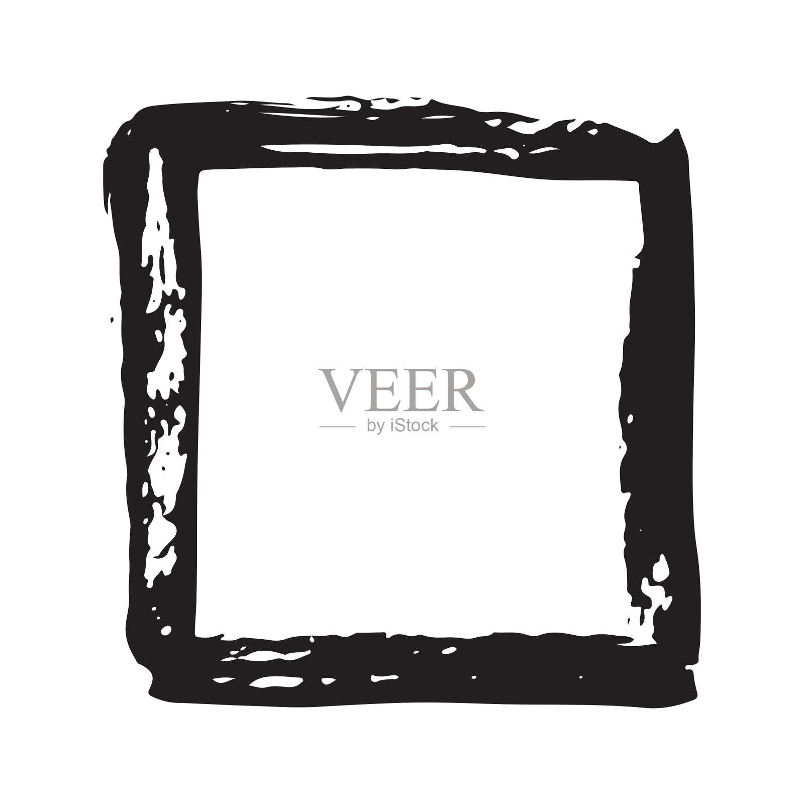 框架或文本框垃圾纹理手绘设计元素图片