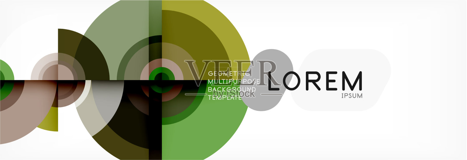 圆形形状抽象背景时尚插画图片素材