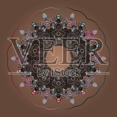 抽象结构插画图片素材