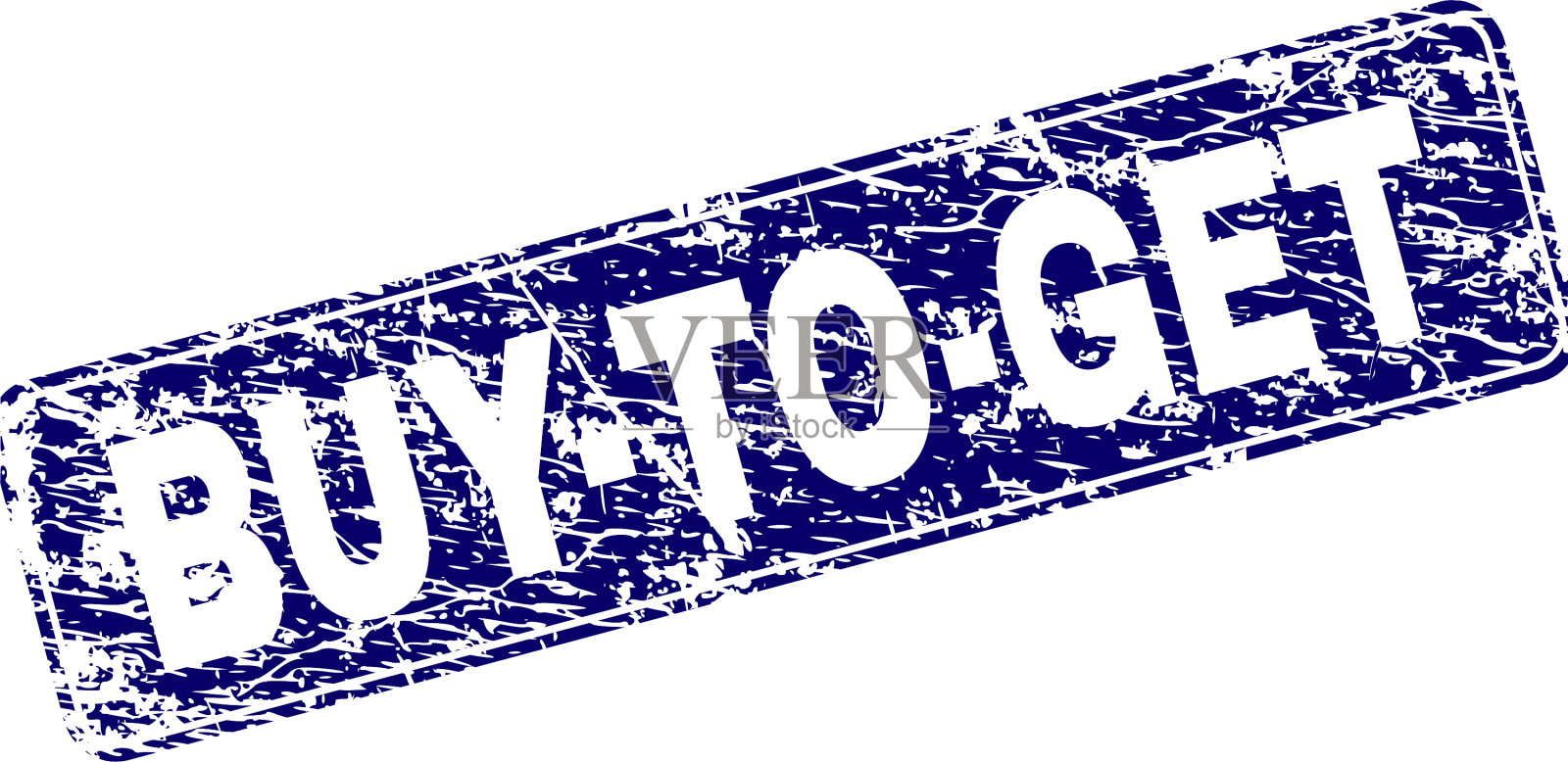 垃圾买框圆角矩形邮票插画图片素材