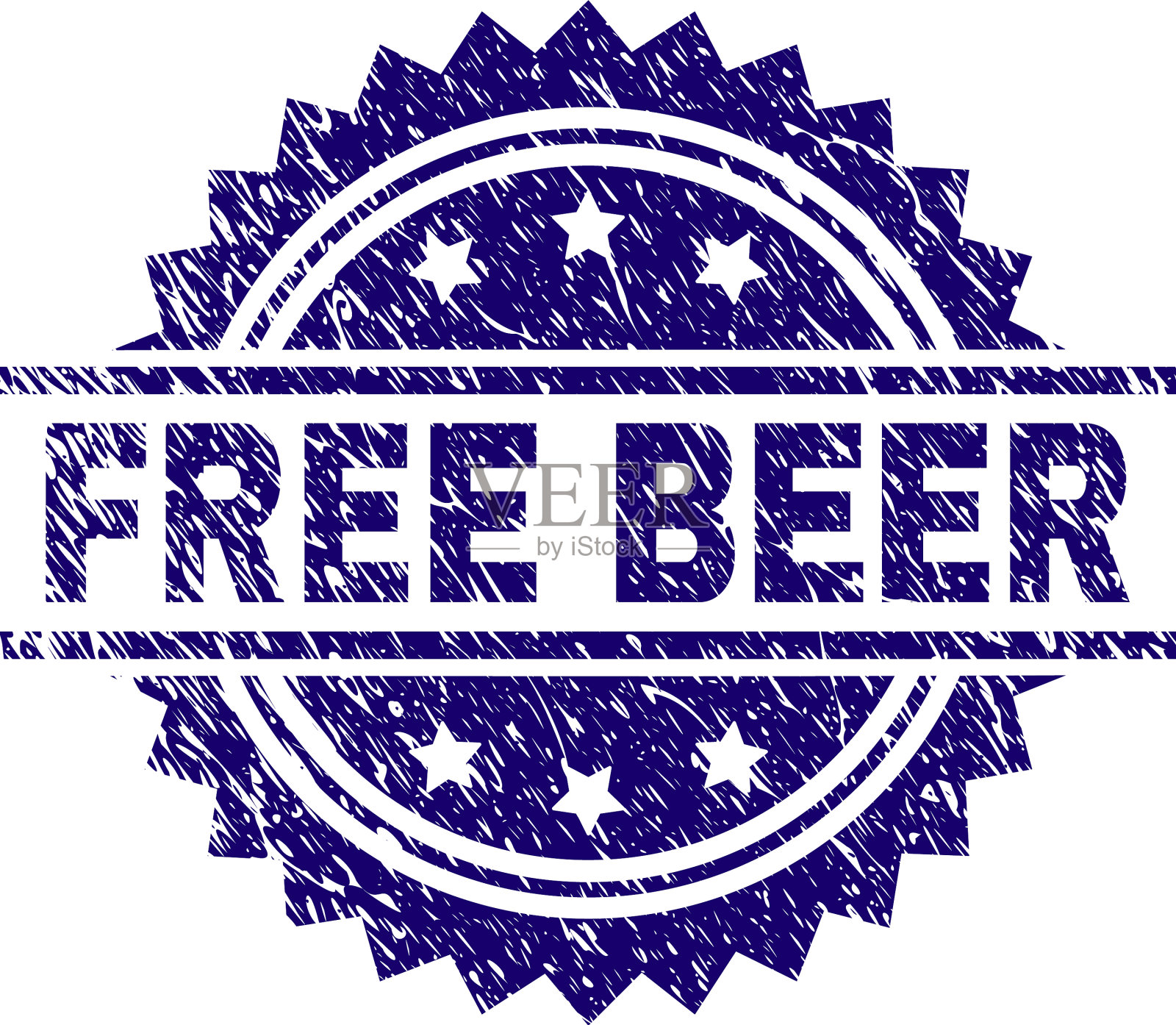 有纹理的免费啤酒印章印章插画图片素材