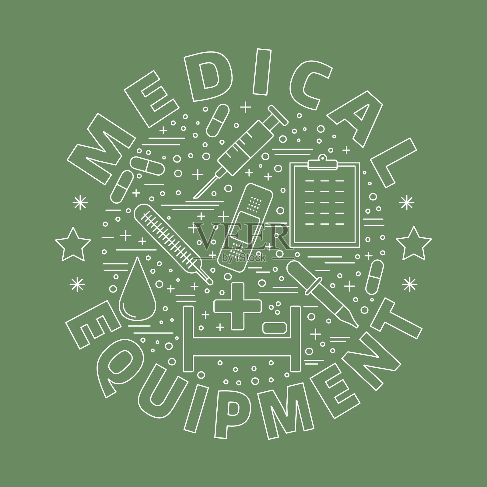 医学诊断体检平面设计概念插画图片素材