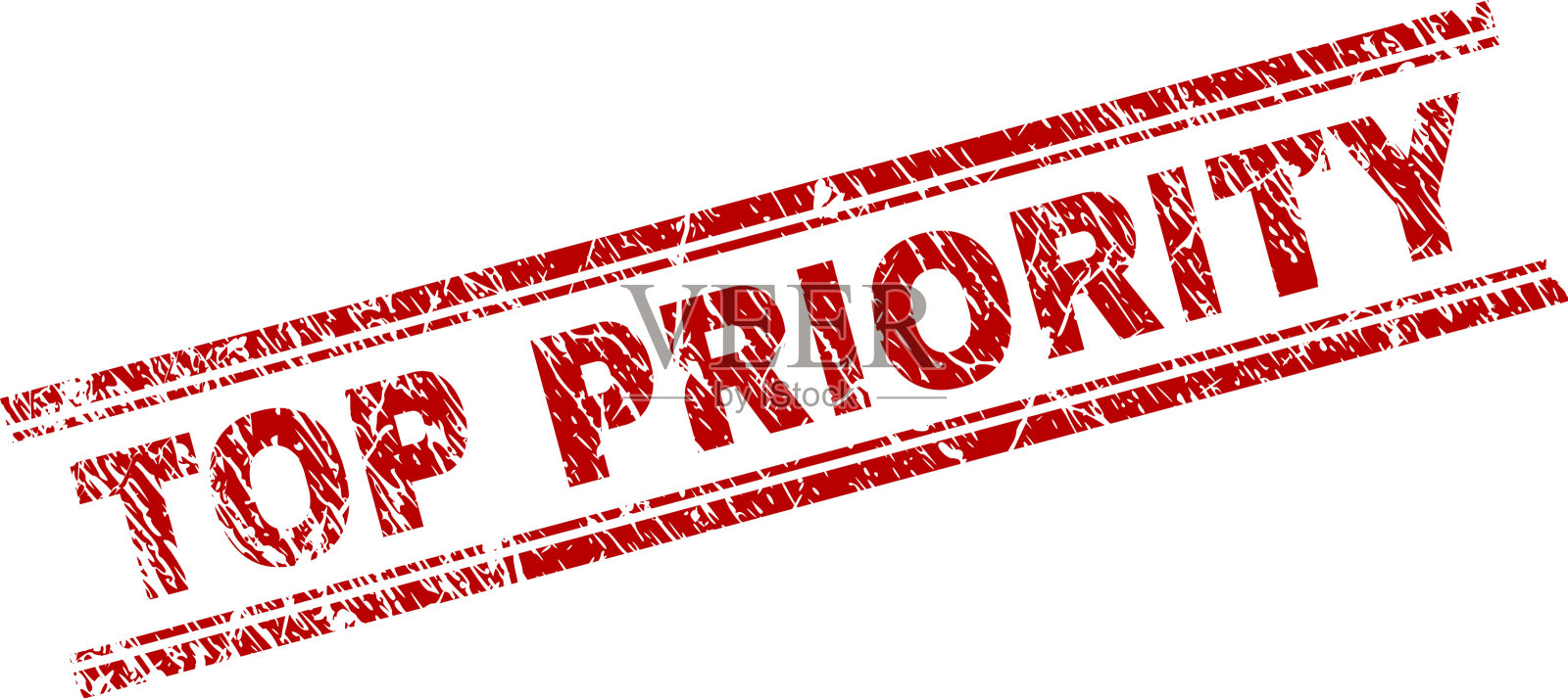 刻有纹理的最高优先邮票印章插画图片素材