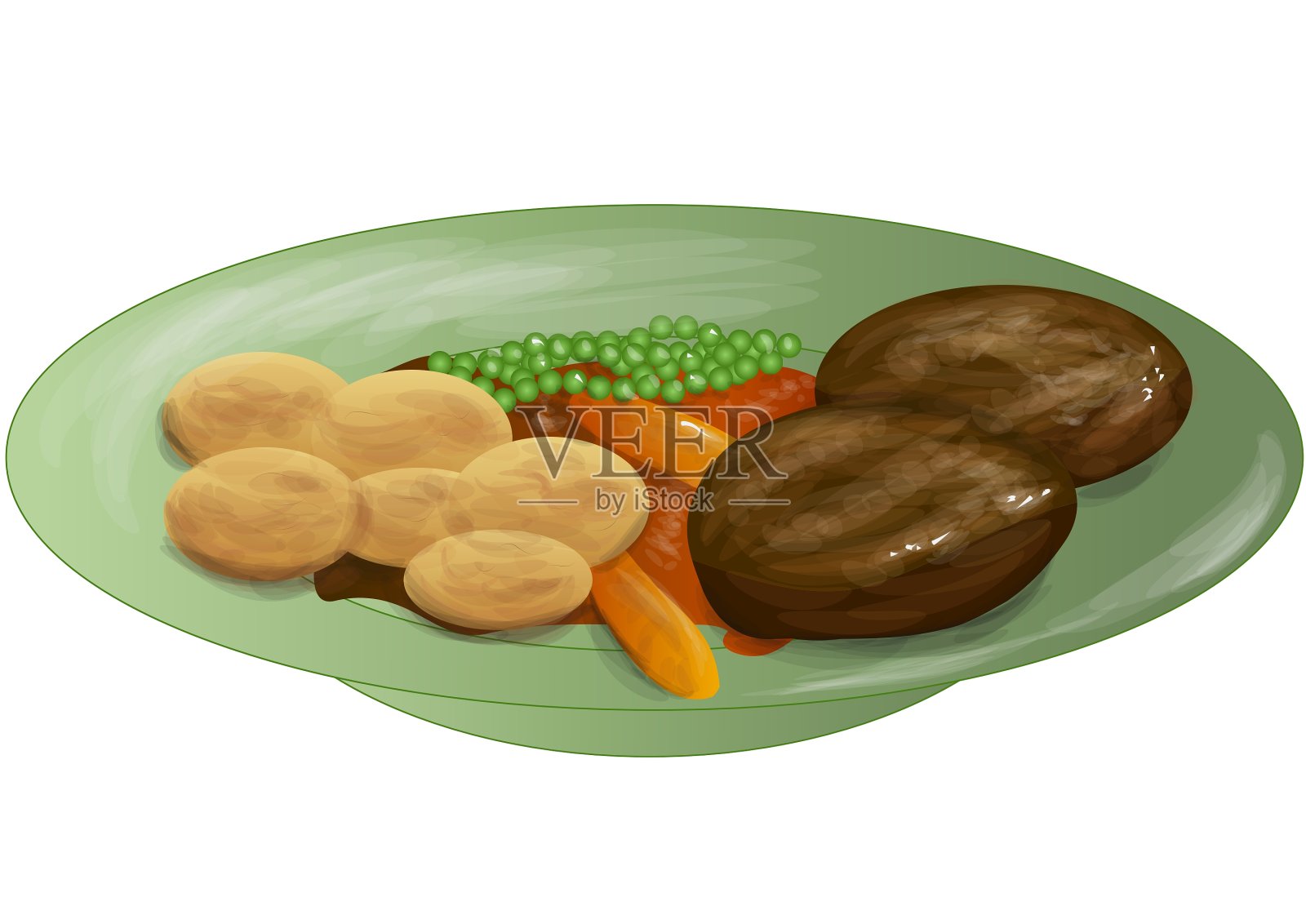 烤菜设计元素图片