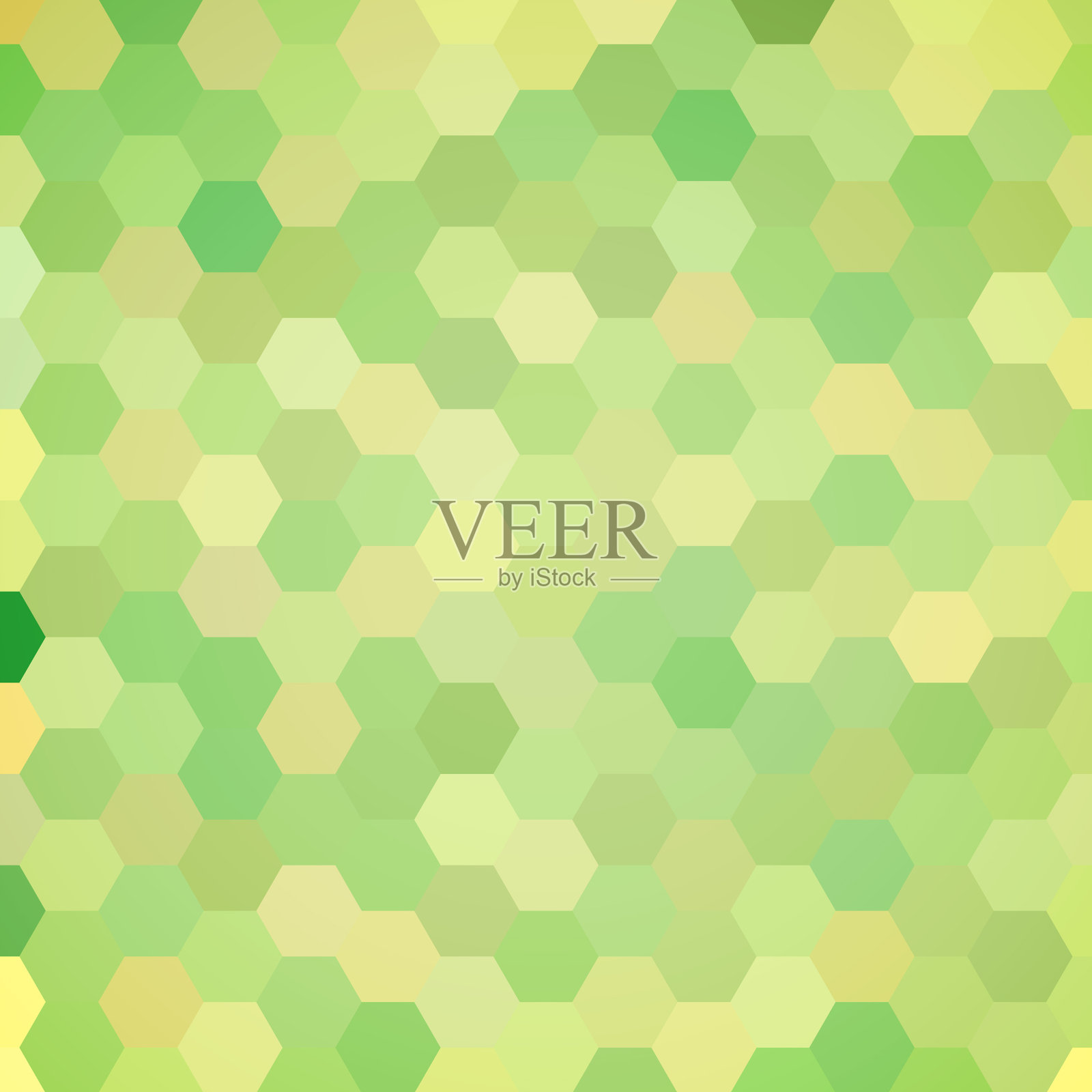 抽象彩色背景六边形插画图片素材