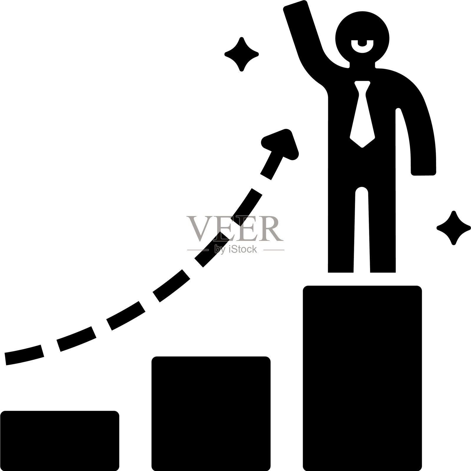 有效增长固体插画图片素材