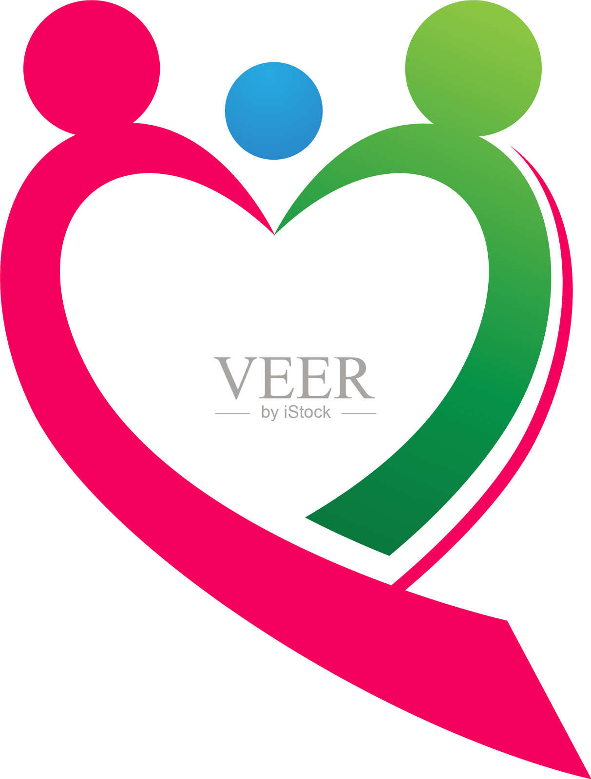 家庭关爱关爱标志和符号模板图标素材