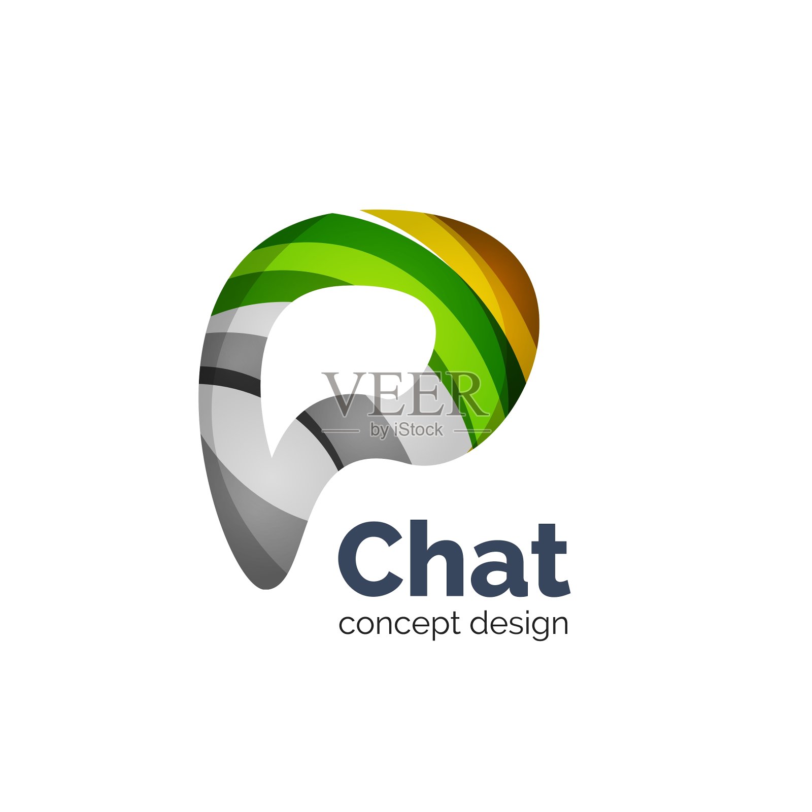 企业标识模板-聊天云设计元素图片