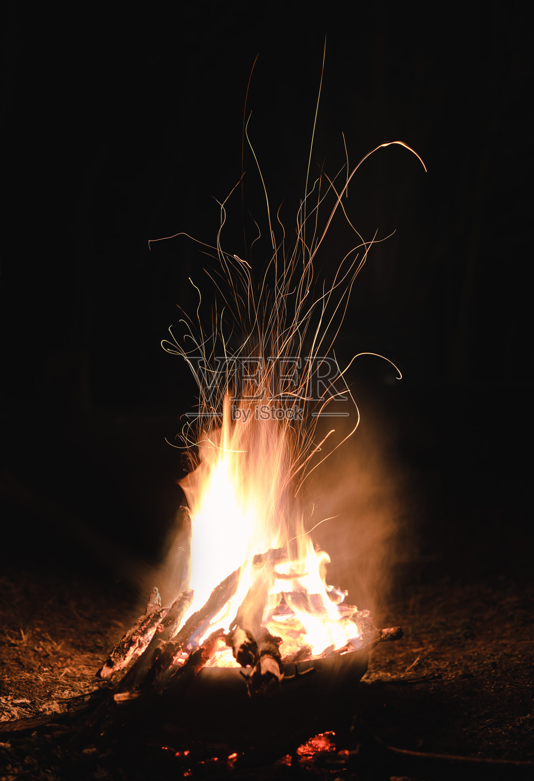 篝火照片摄影图片