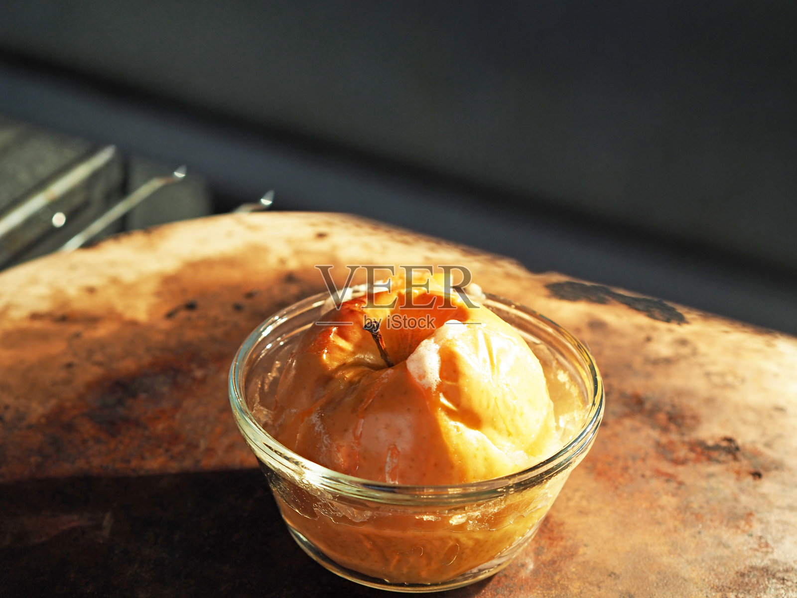 烤苹果照片摄影图片