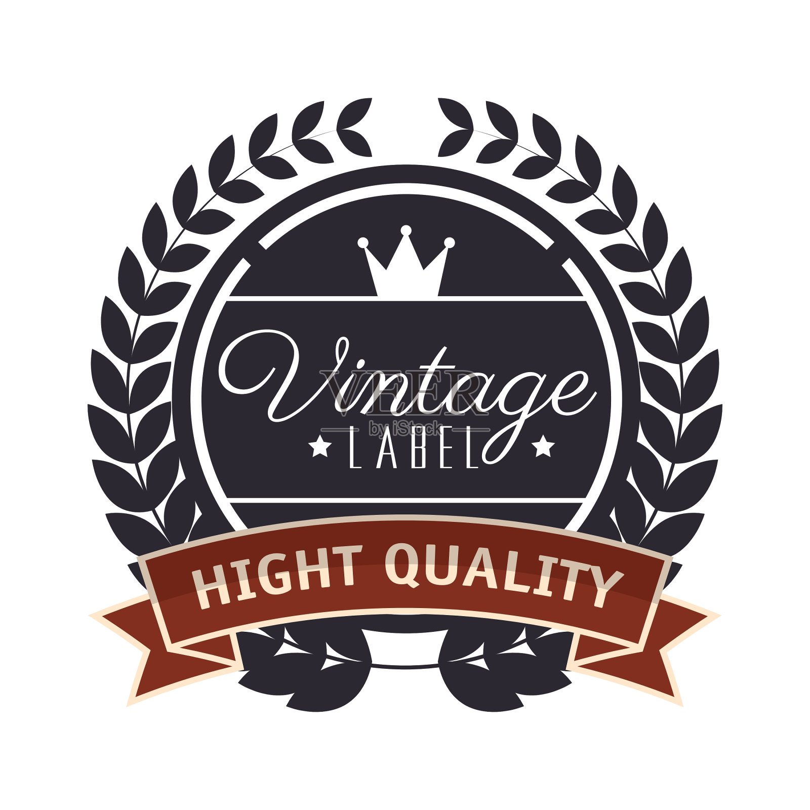 老式框架质量密封设计元素图片