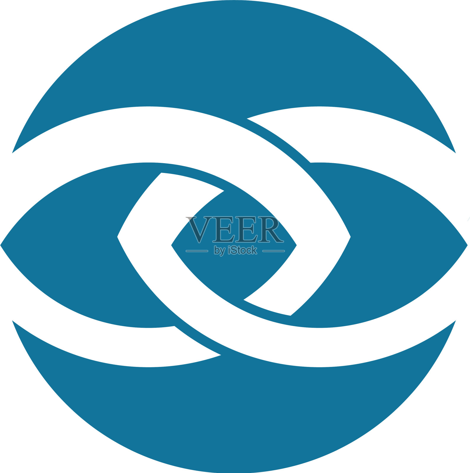 眼部护理标志设计图标素材