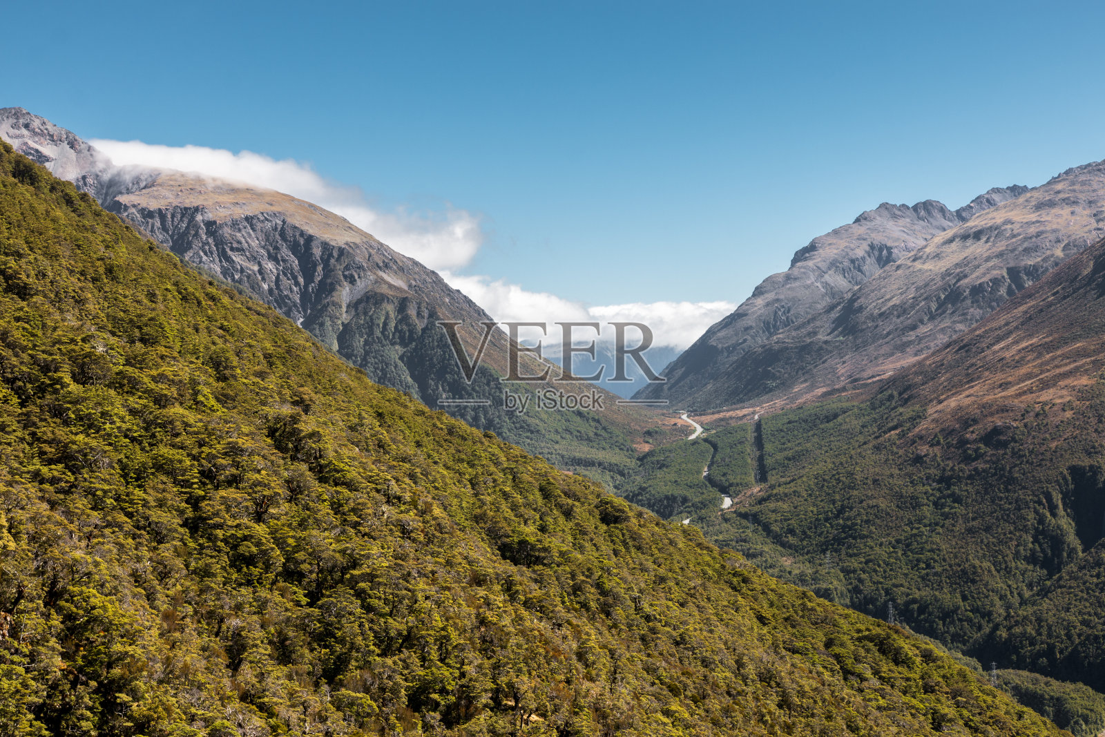 亚瑟通行证国家公园,新西兰照片摄影图片