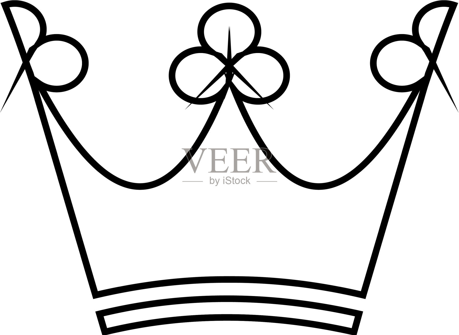 国王皇冠标志设计元素图片