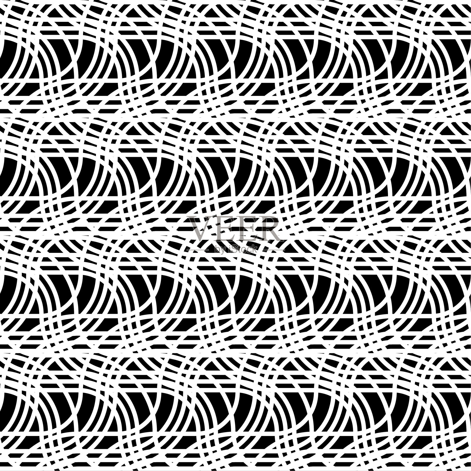 设计无缝单色交错图案插画图片素材