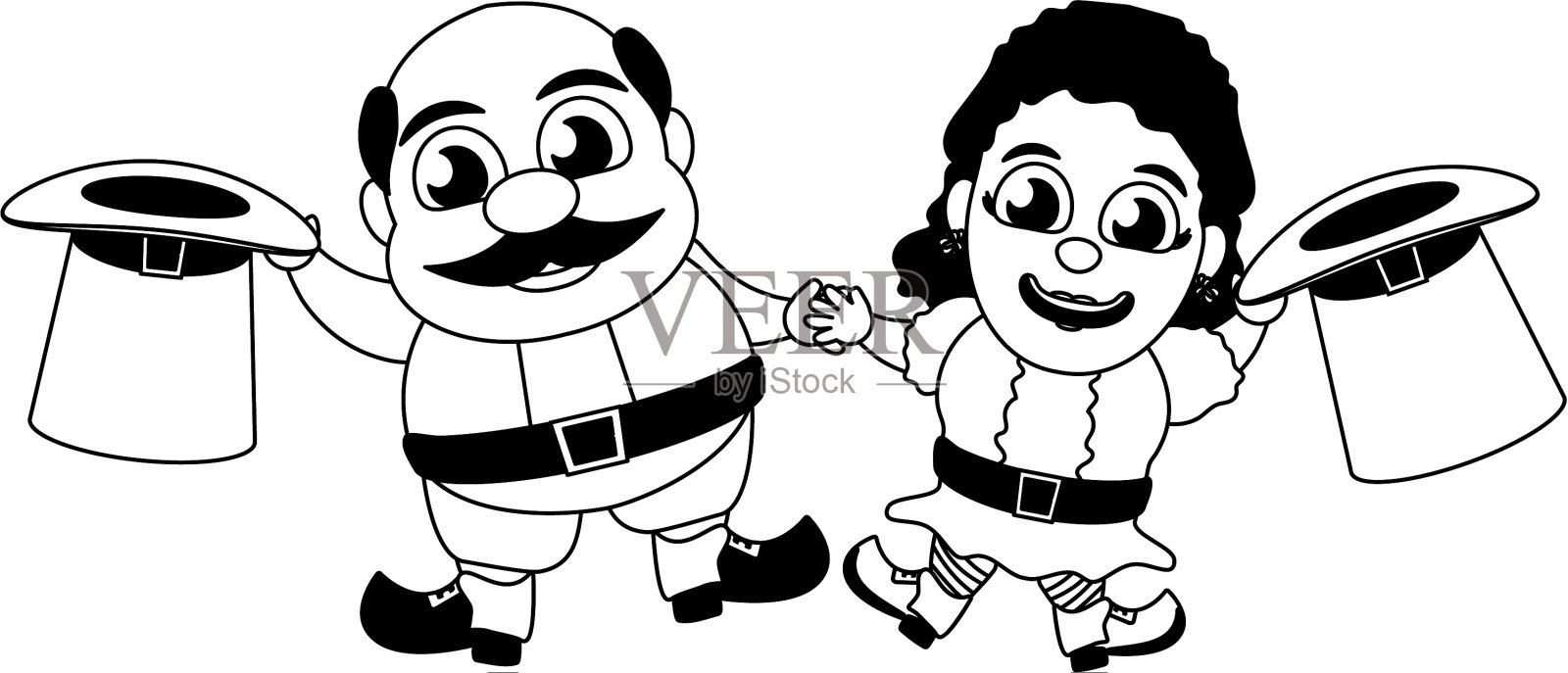 圣帕特里克节快乐设计元素图片