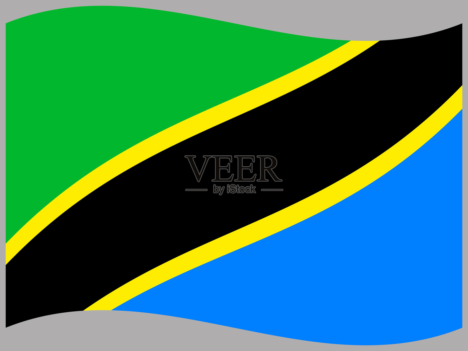 坦桑尼亚集插画图片素材